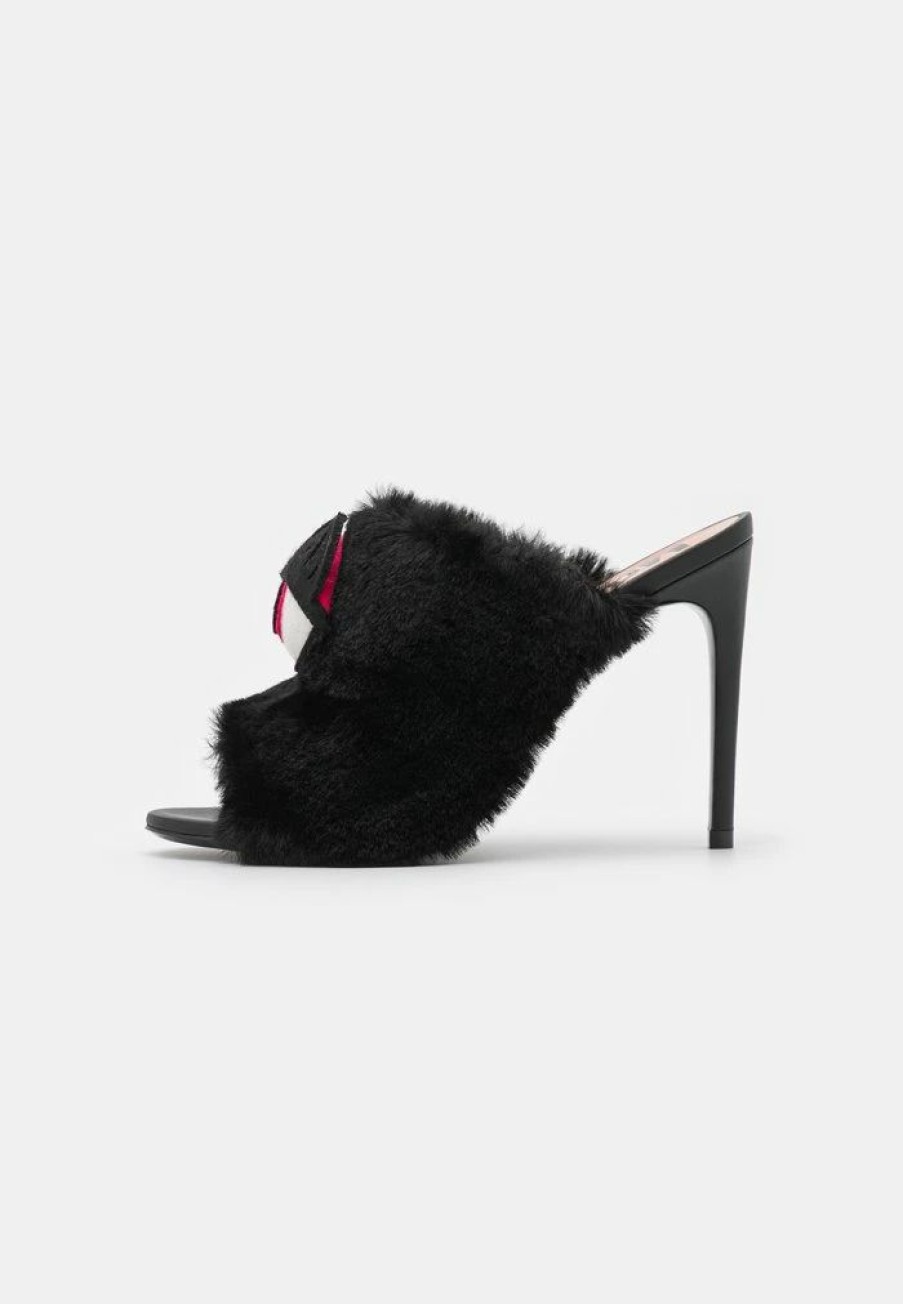 * | Moschino Heeled Mules Nero