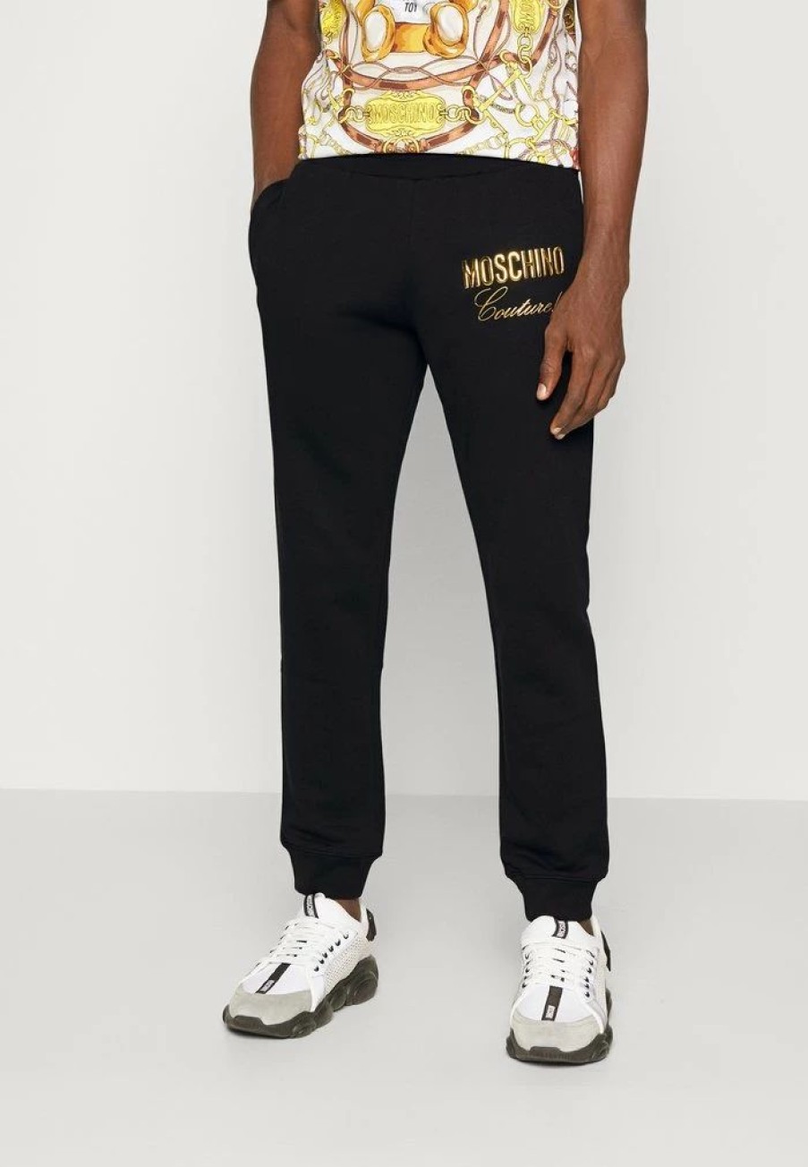 * | Moschino Institutional Logos Tracksuit Bottoms Fantasy Black