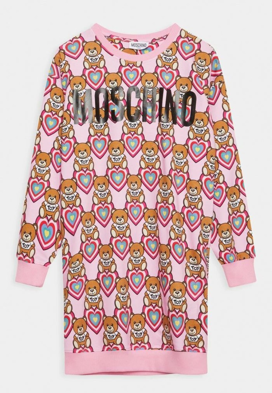 * | Moschino Dress Day Dress Black Toy Heart