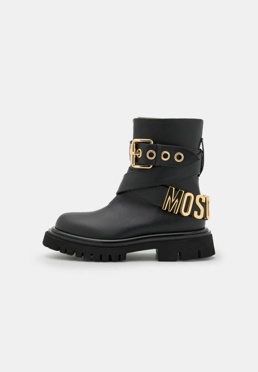 * | Moschino Classic Ankle Boots Nero