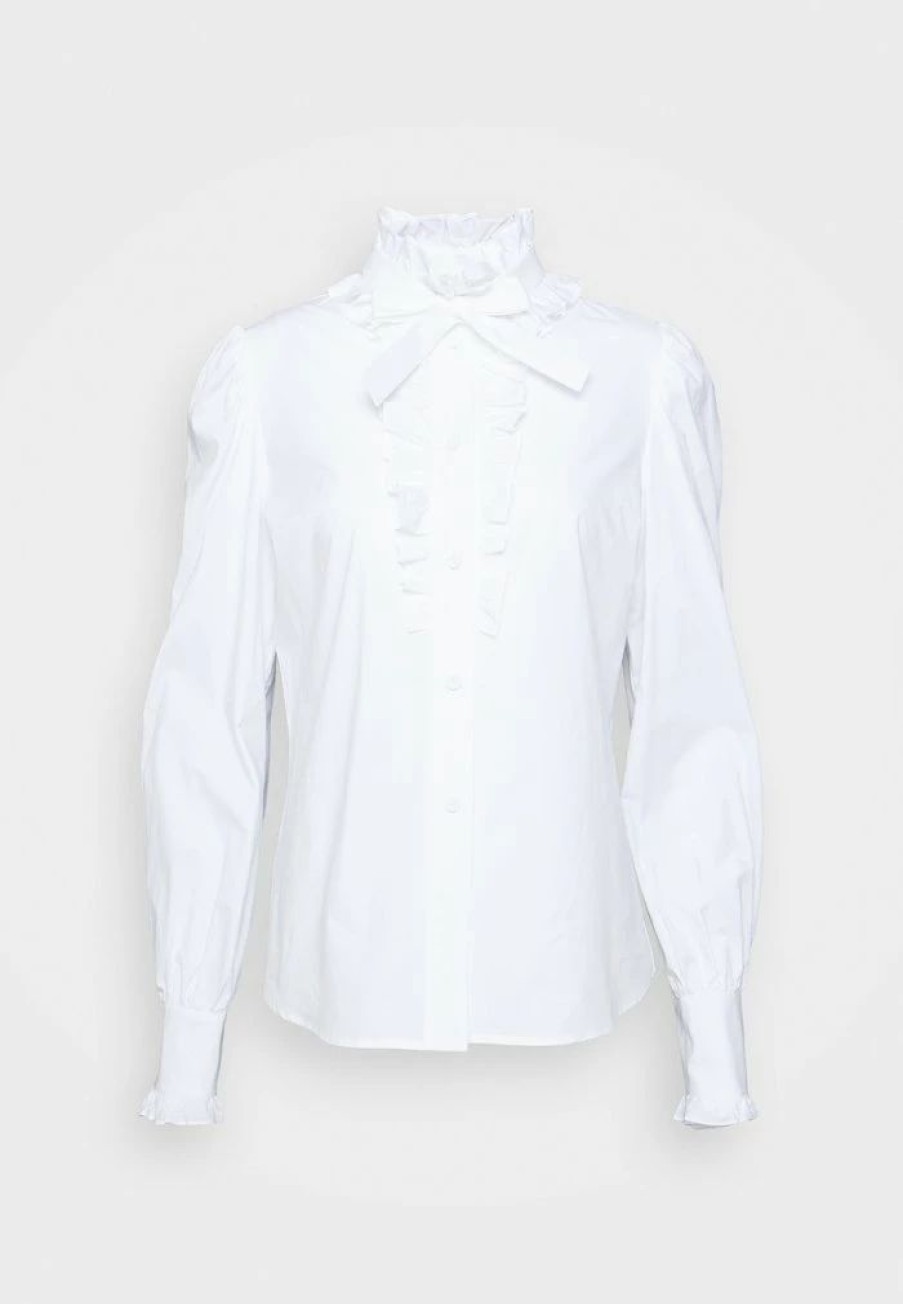 * | Moschino Button-Down Blouse White