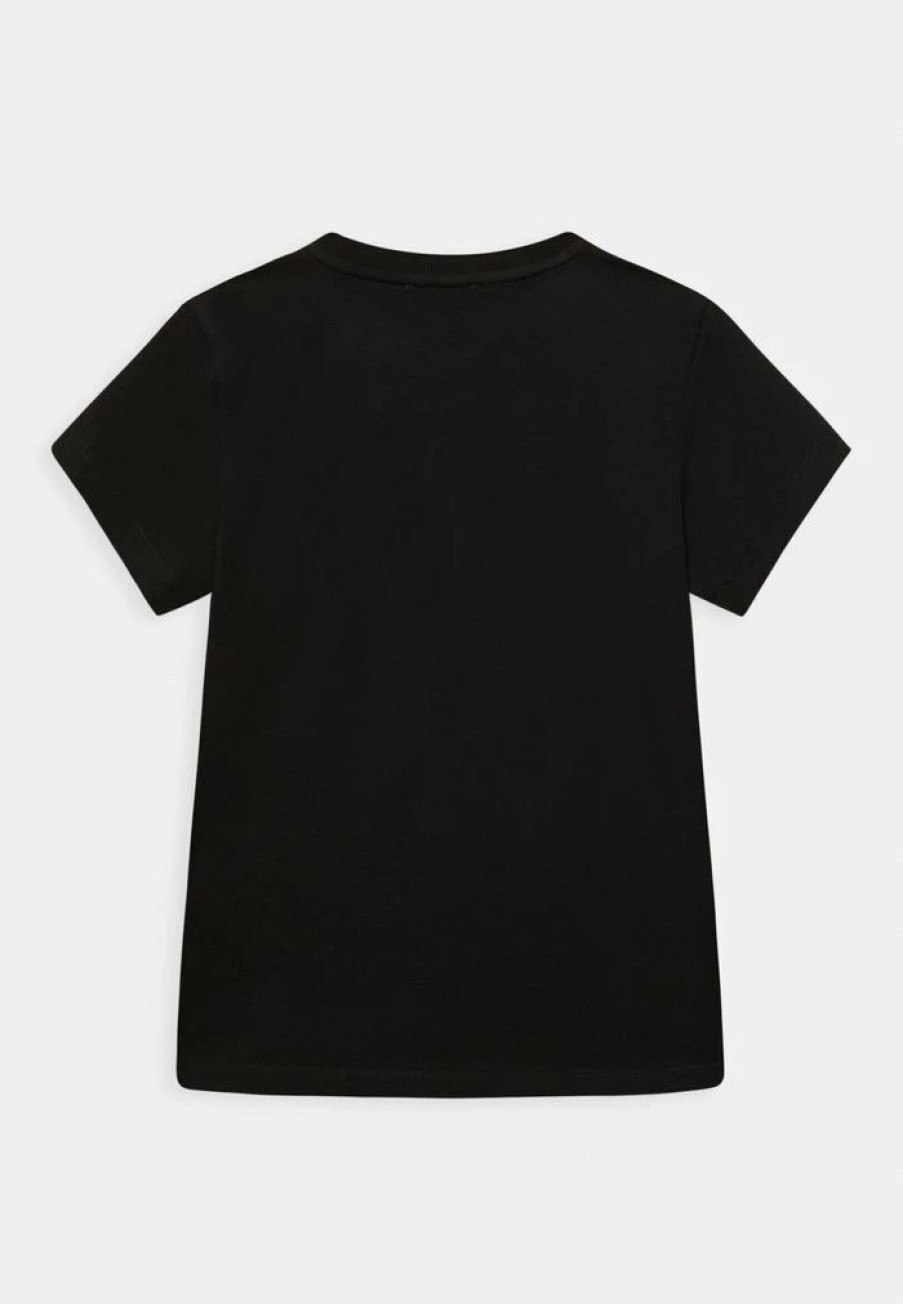 * | Moschino Unisex Print T-Shirt Black