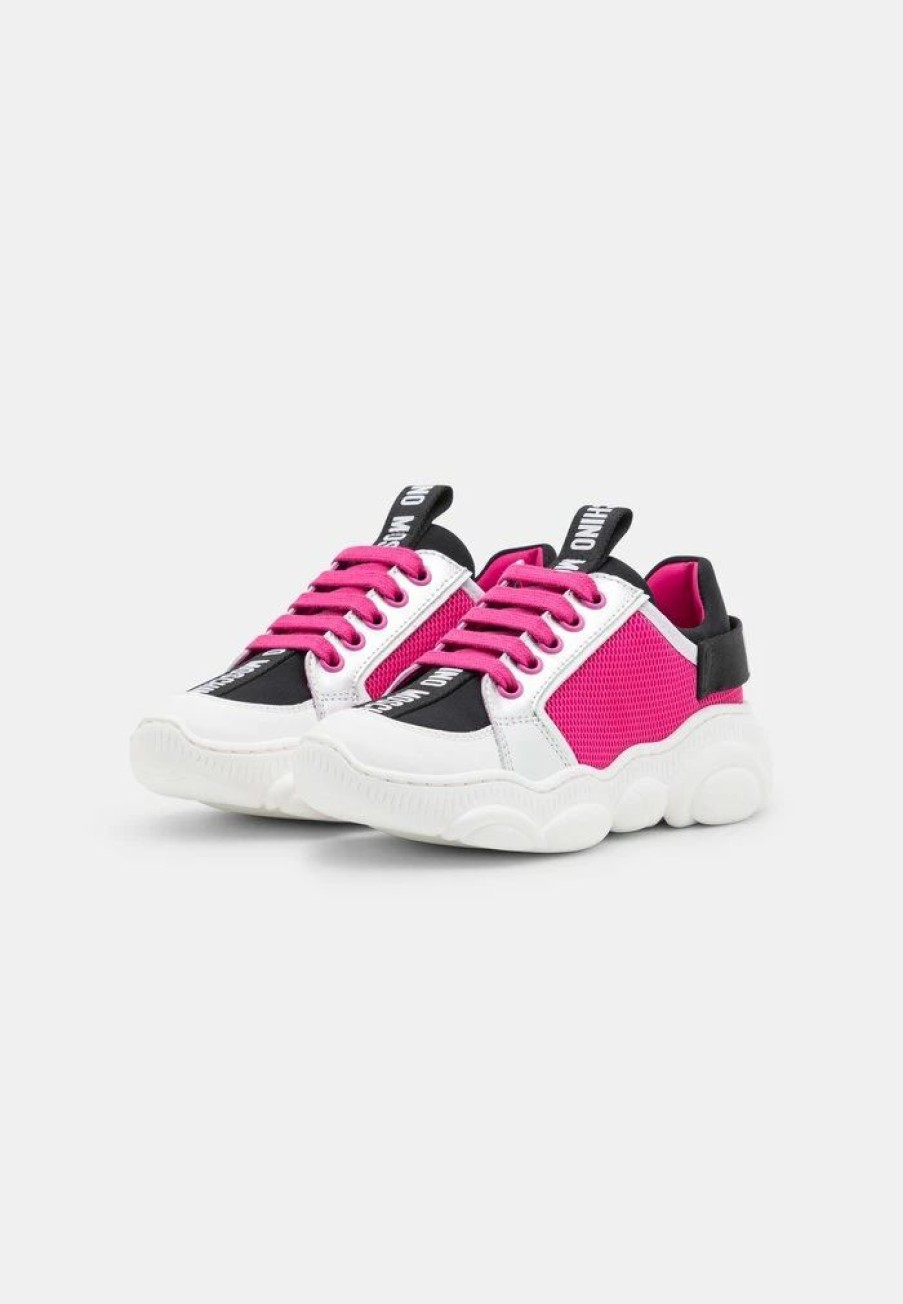 * | Moschino Trainers White/Fuxia