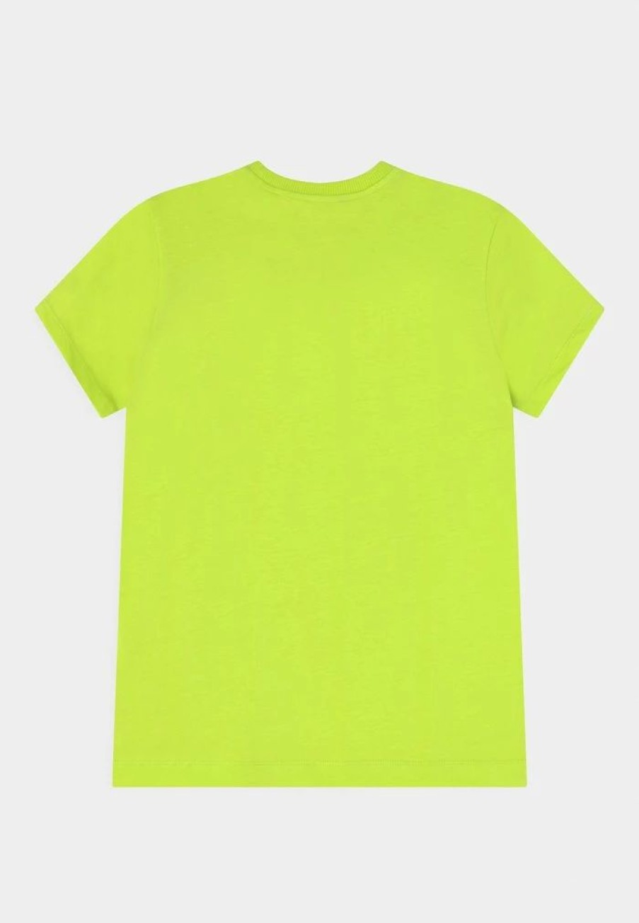 * | Moschino Addition Unisex Print T-Shirt Lime