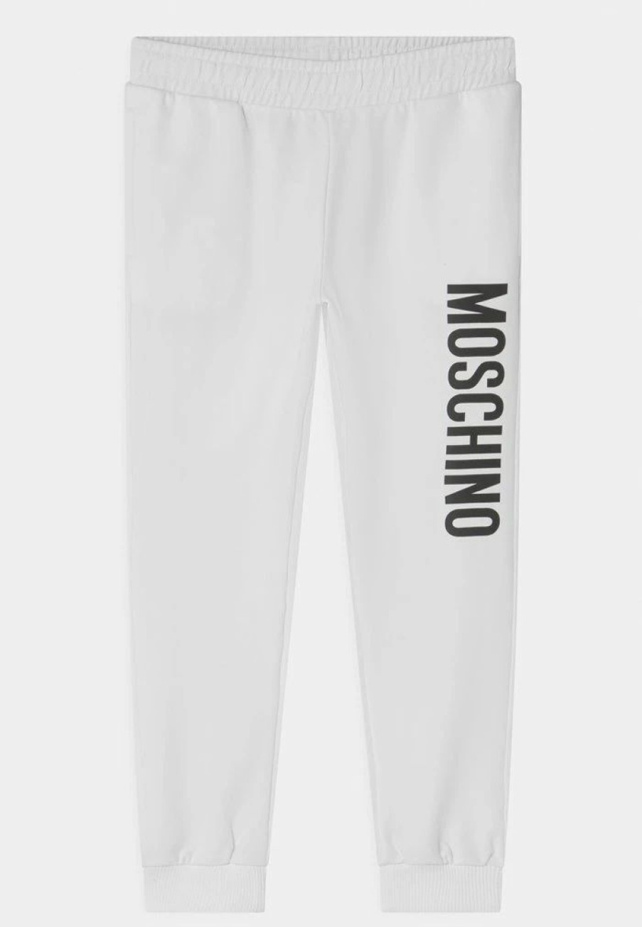 * | Moschino Unisex Tracksuit Bottoms Optical White