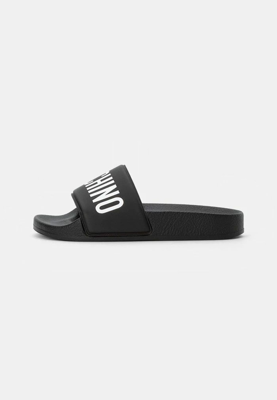 * | Moschino Mules Black/White