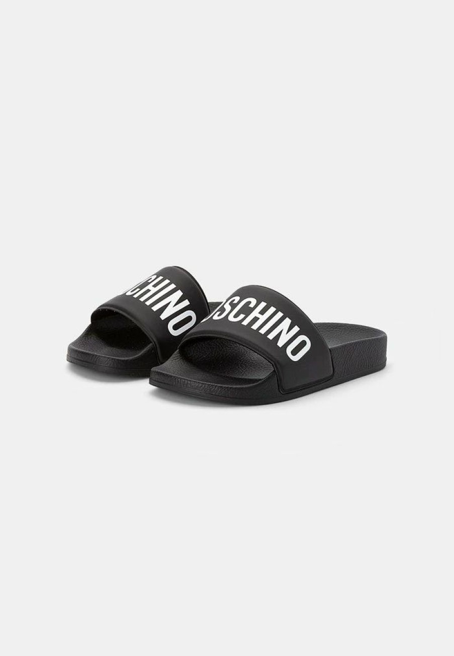 * | Moschino Mules Black/White