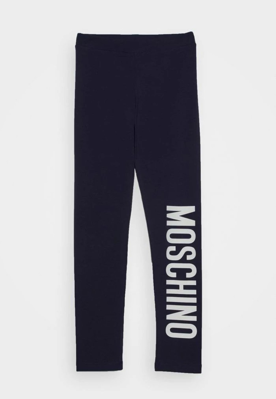 * | Moschino Unisex Leggings Trousers Navy Blue