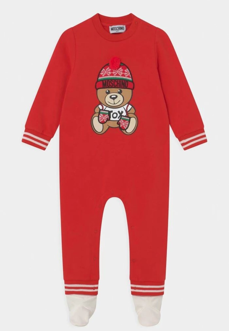 * | Moschino Babygrow Gift Box Set Unisex Baby Gifts Poppy Red