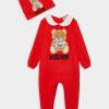 * | Moschino Baby Grow Unisex Set Pyjamas Poppy Red