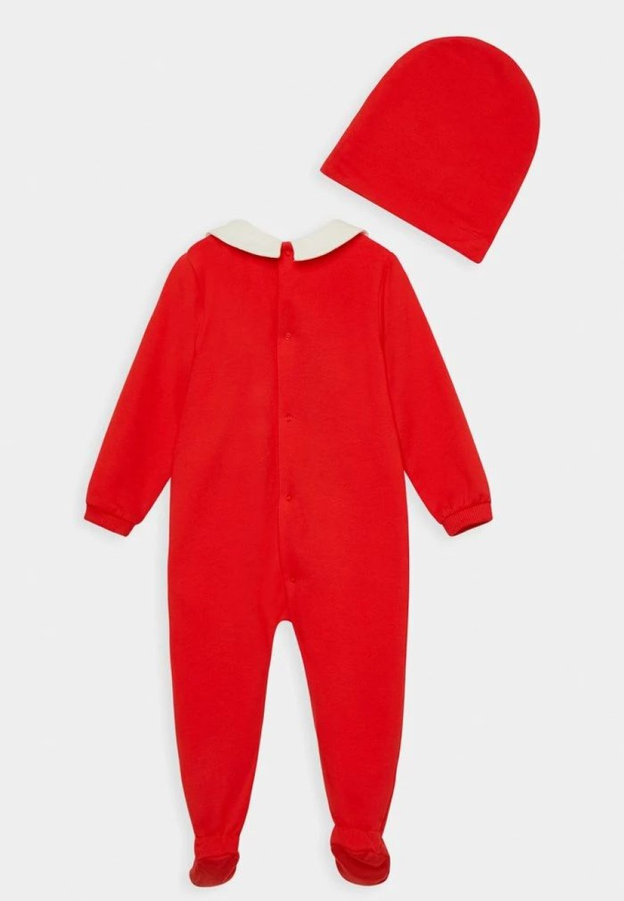 * | Moschino Baby Grow Unisex Set Pyjamas Poppy Red