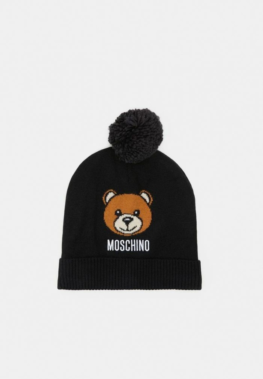 * | Moschino Kid Teen Hat Unisex Beanie Black