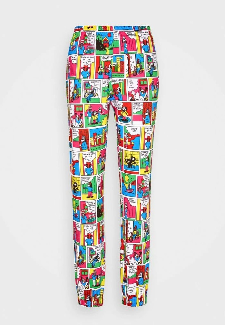 * | Moschino Comic Tracksuit Bottoms Fantasy Print