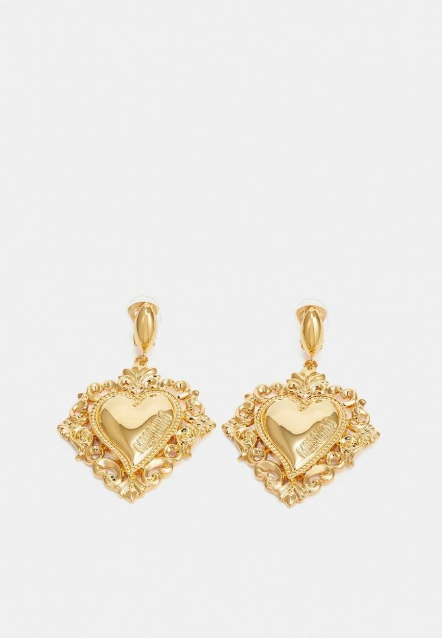 * | Moschino Earrings Earrings Shiny Gold-Coloured