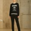 * | Moschino Double Question Mark Sweatshirt Fantasy Black