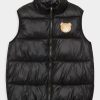 * | Moschino Padded Gilet Waistcoat Black