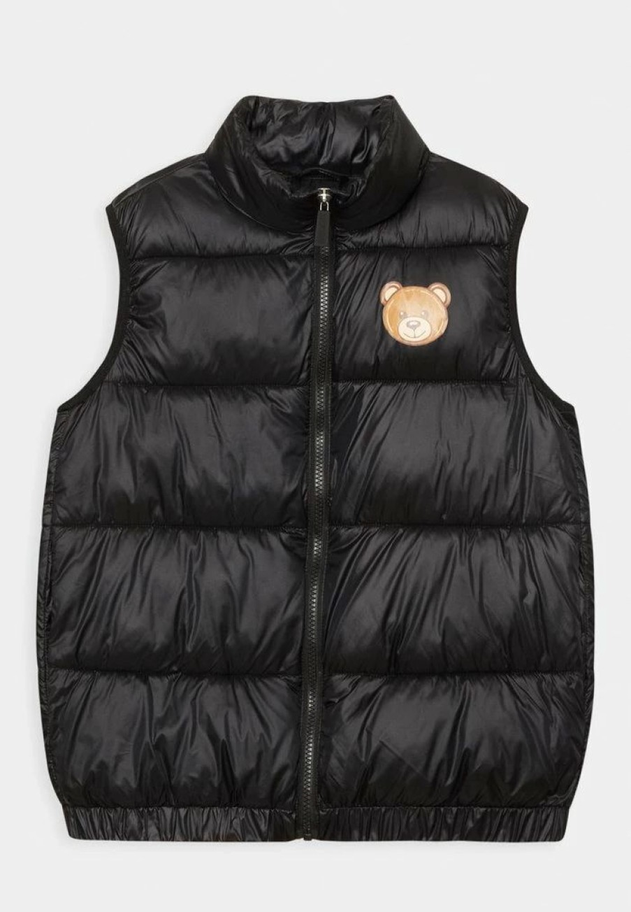 * | Moschino Padded Gilet Waistcoat Black