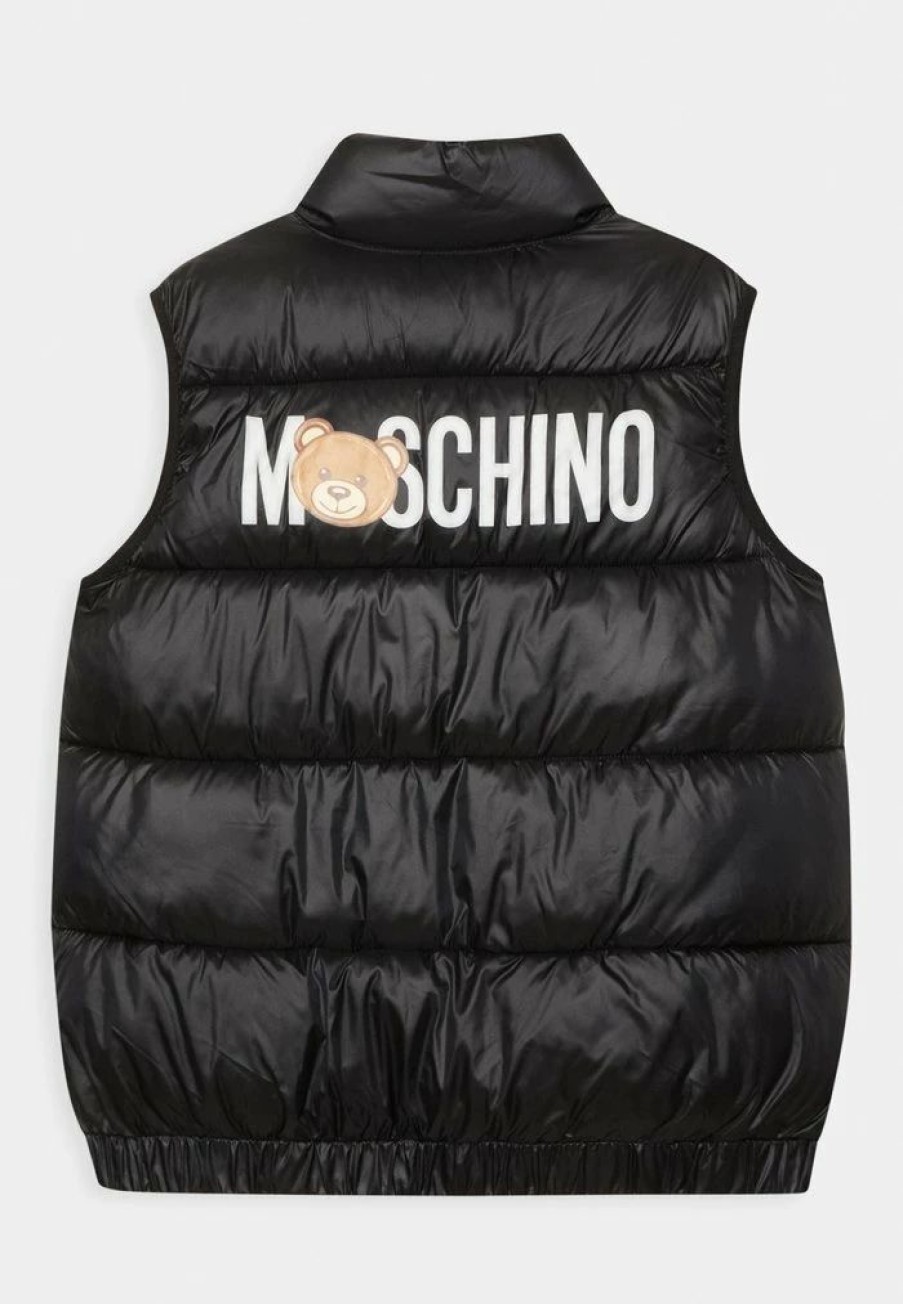 * | Moschino Padded Gilet Waistcoat Black