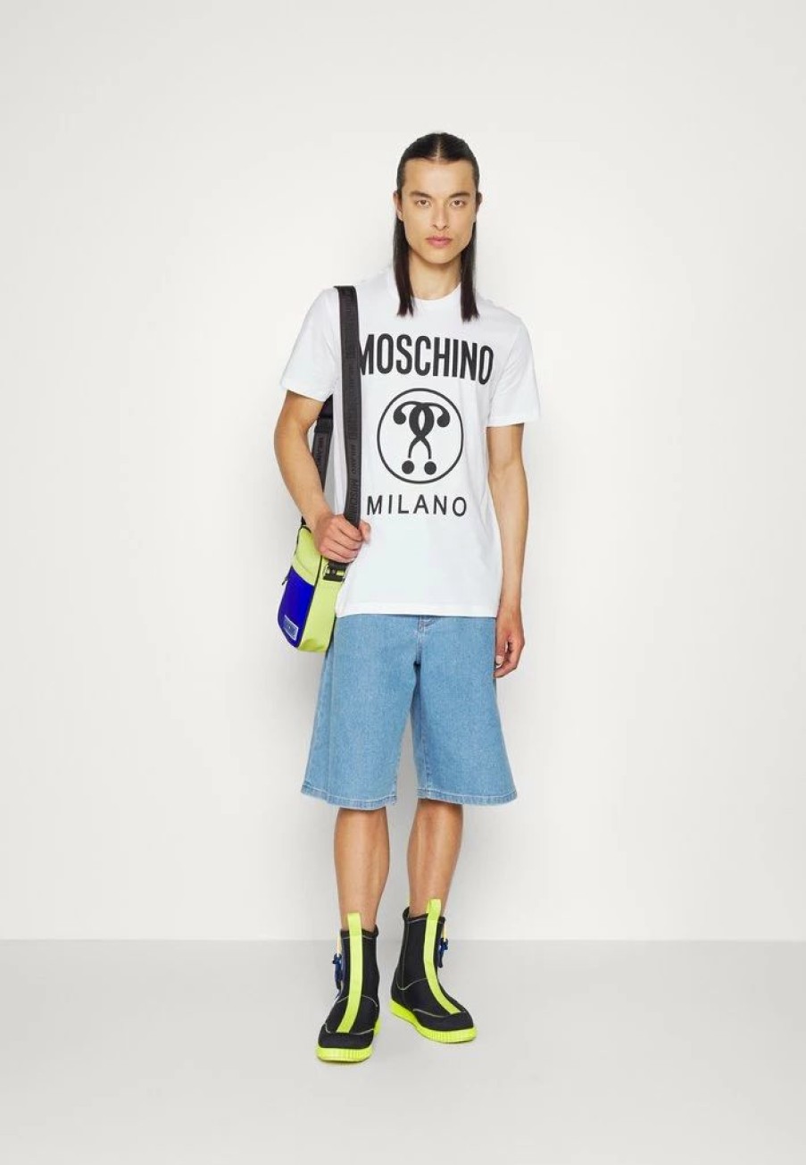 * | Moschino Print T-Shirt White