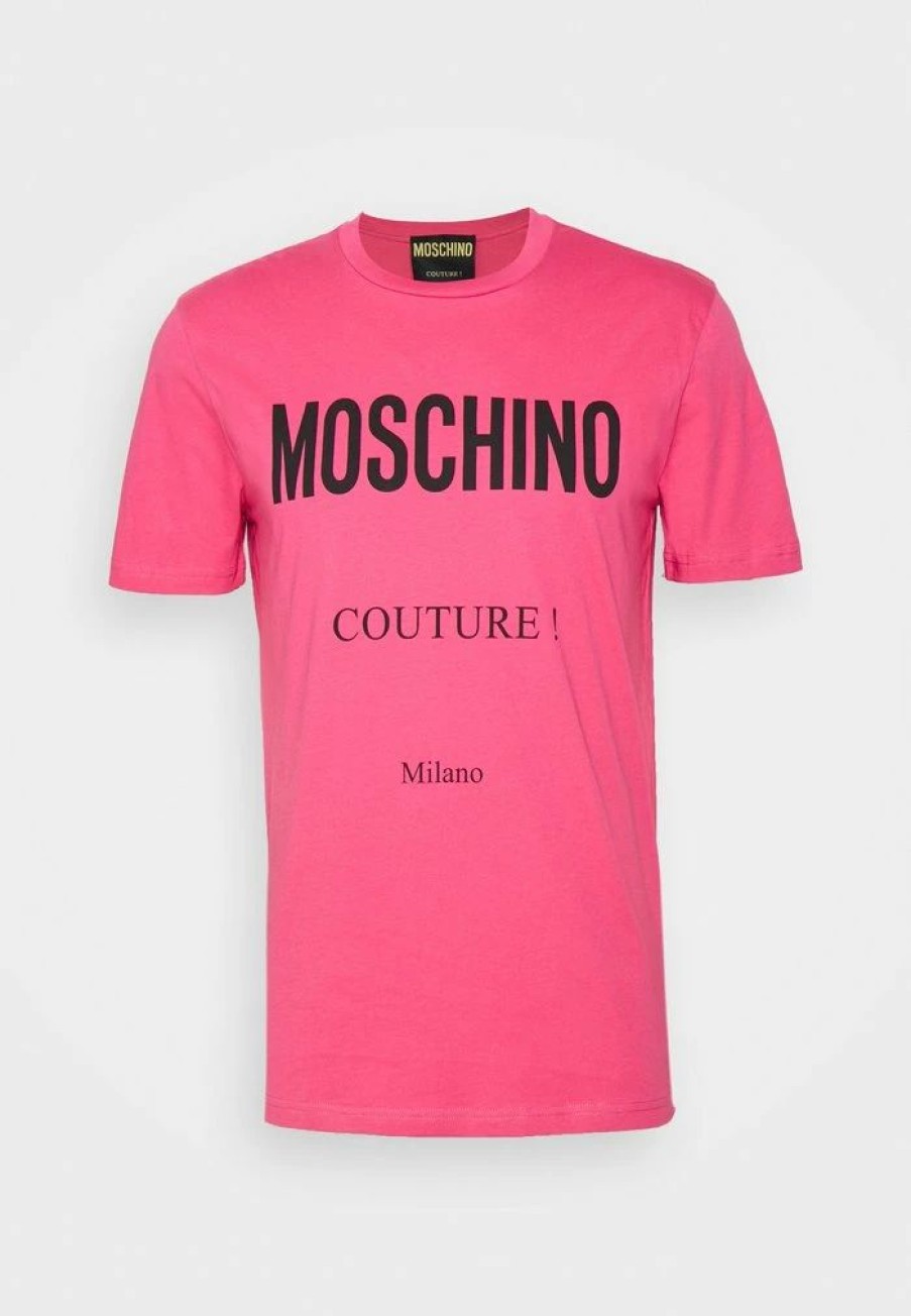 * | Moschino Print T-Shirt Fucsia