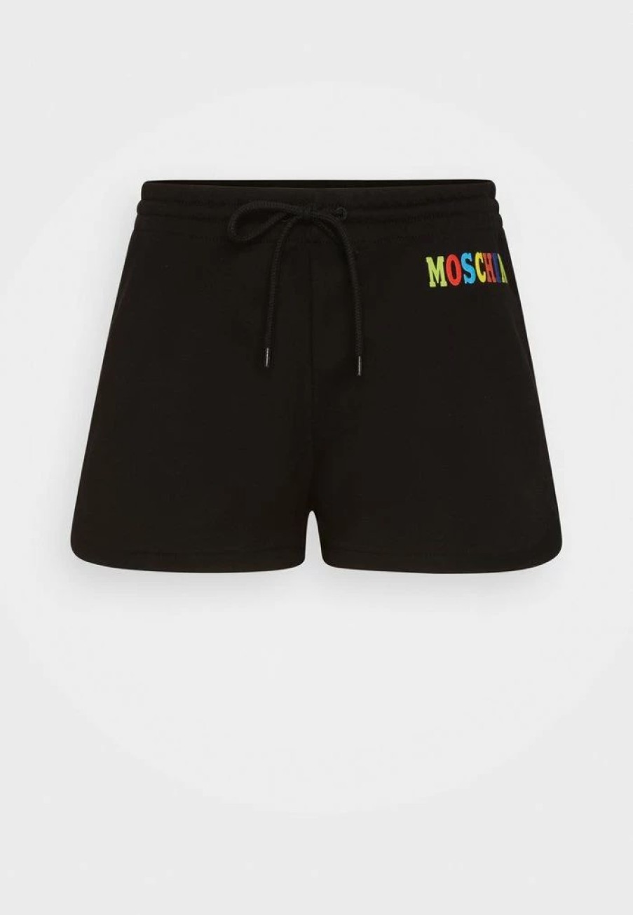 * | Moschino Logo Shorts Black