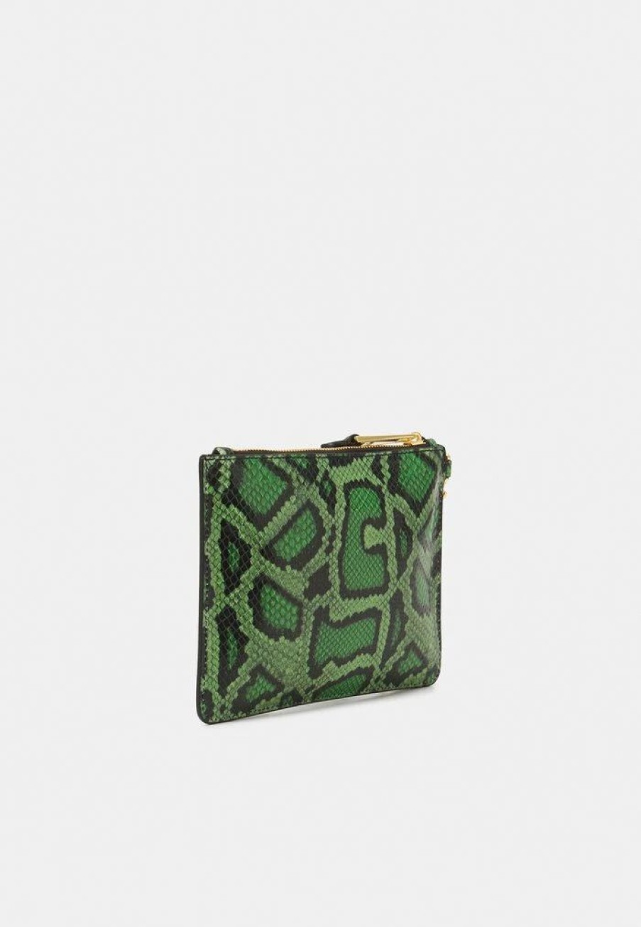 * | Moschino Logo Unisex Clutch Green