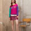 * | Moschino Color Block Jumper Violet