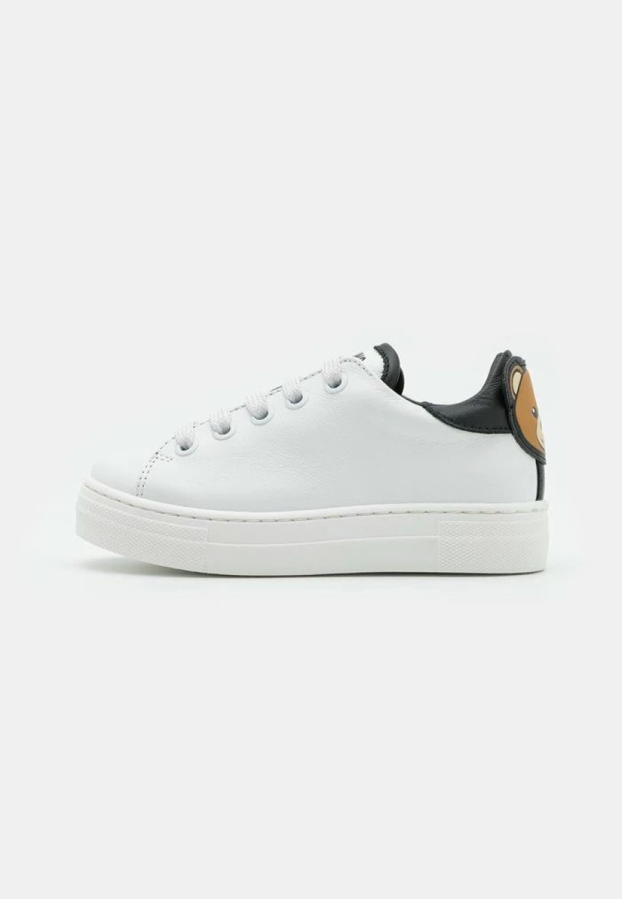 * | Moschino Unisex Trainers White/Black