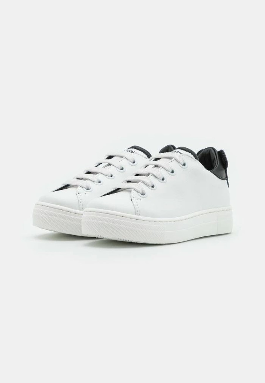 * | Moschino Unisex Trainers White/Black