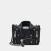 * | Moschino Biker Bag Shoulder Bag Handbag Black