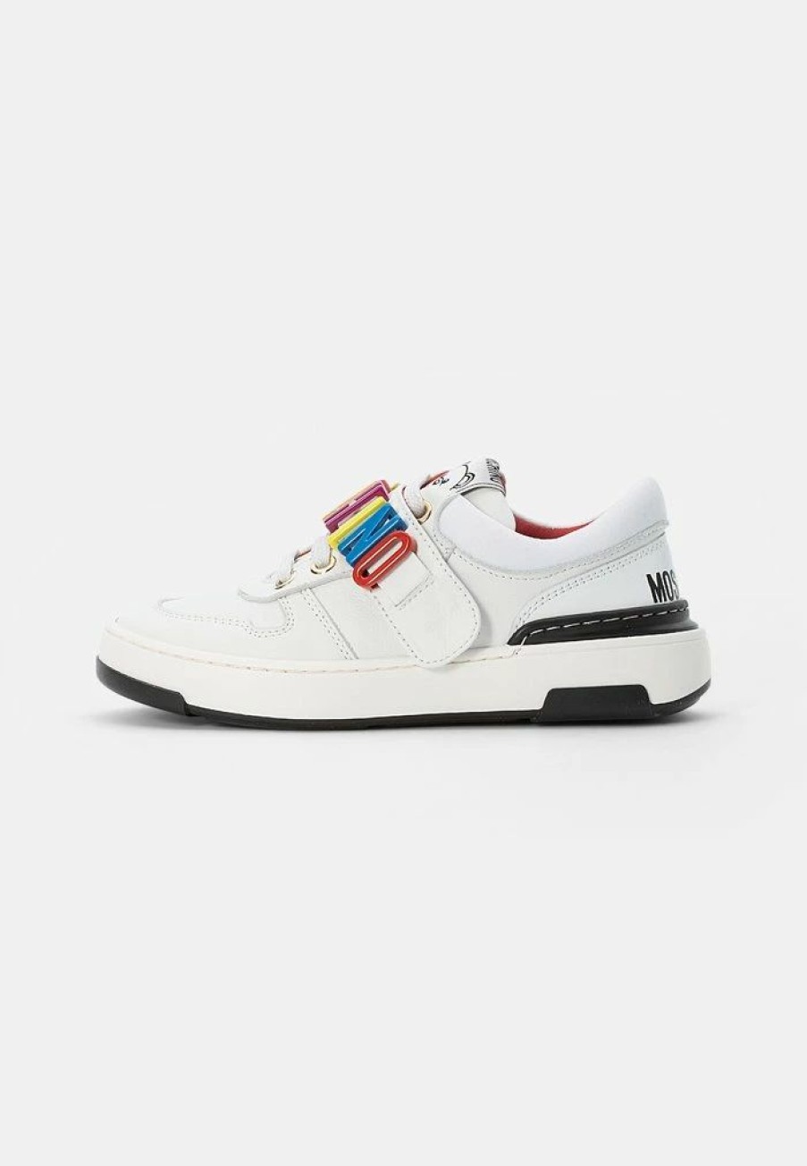 * | Moschino Trainers White/Multicolor Lettering