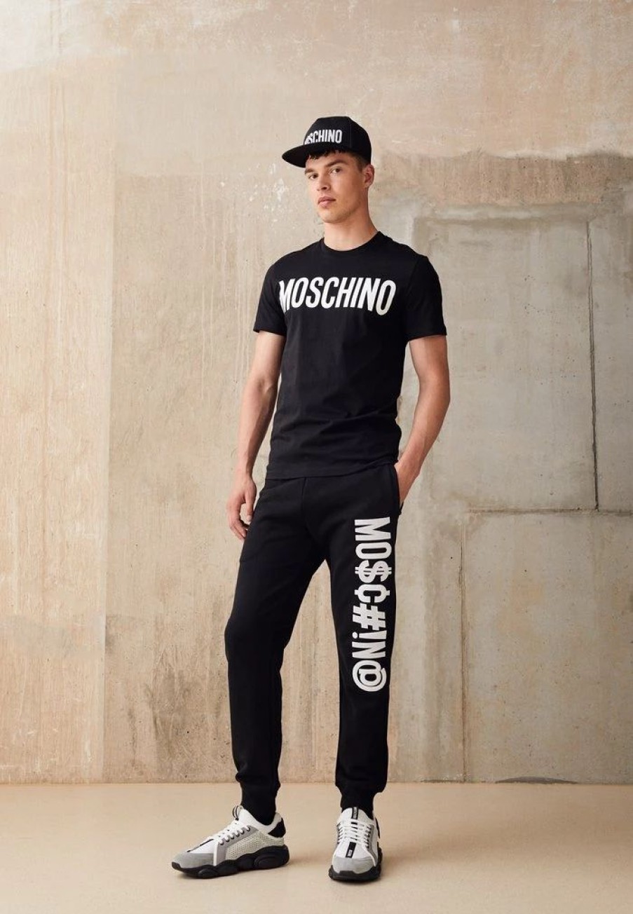 * | Moschino Print T-Shirt Black