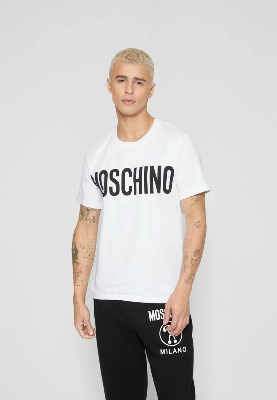 * | Moschino Print T-Shirt White