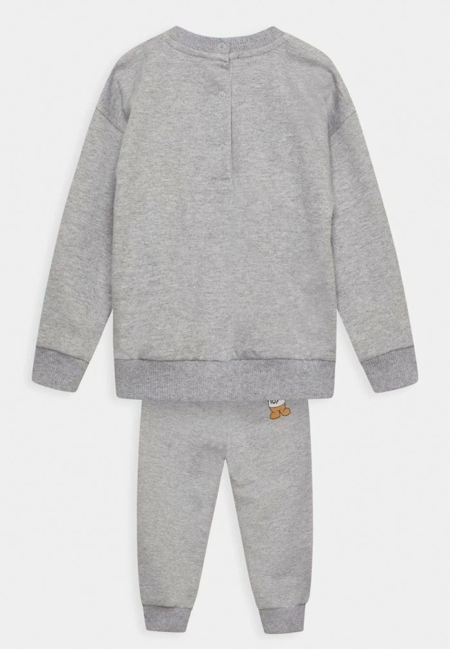 * | Moschino Tracksuit Unisex Set Sweatshirt Melange Grey