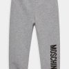 * | Moschino Unisex Tracksuit Bottoms Melange Grey