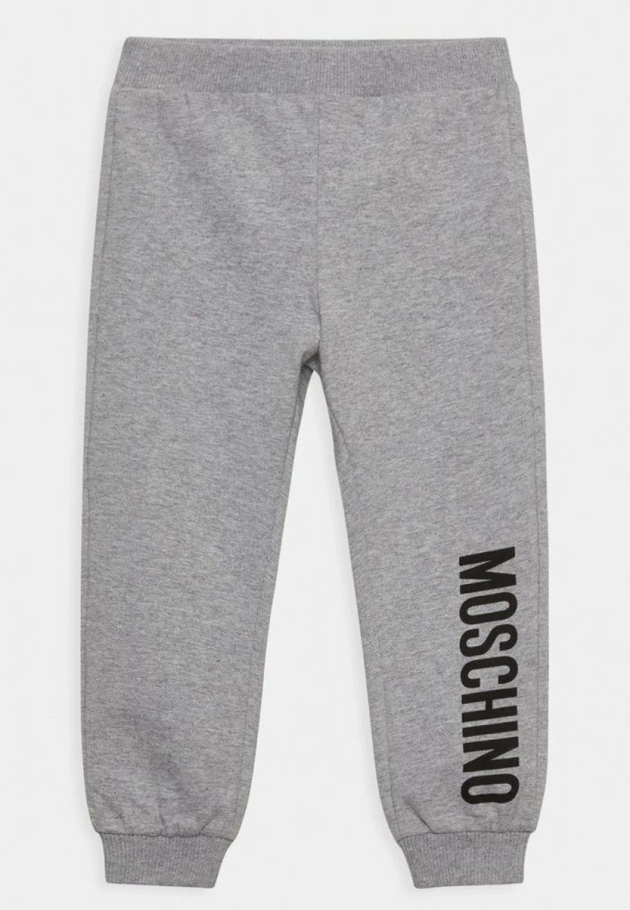 * | Moschino Unisex Tracksuit Bottoms Melange Grey