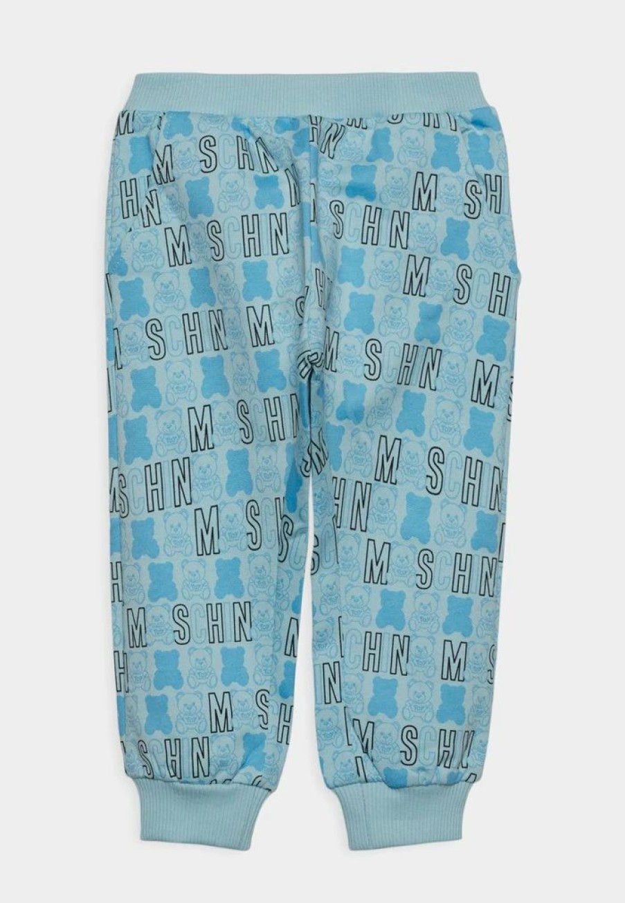 * | Moschino Unisex Trousers Baby Sky Toy Logo