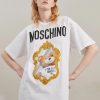 * | Moschino Print T-Shirt White