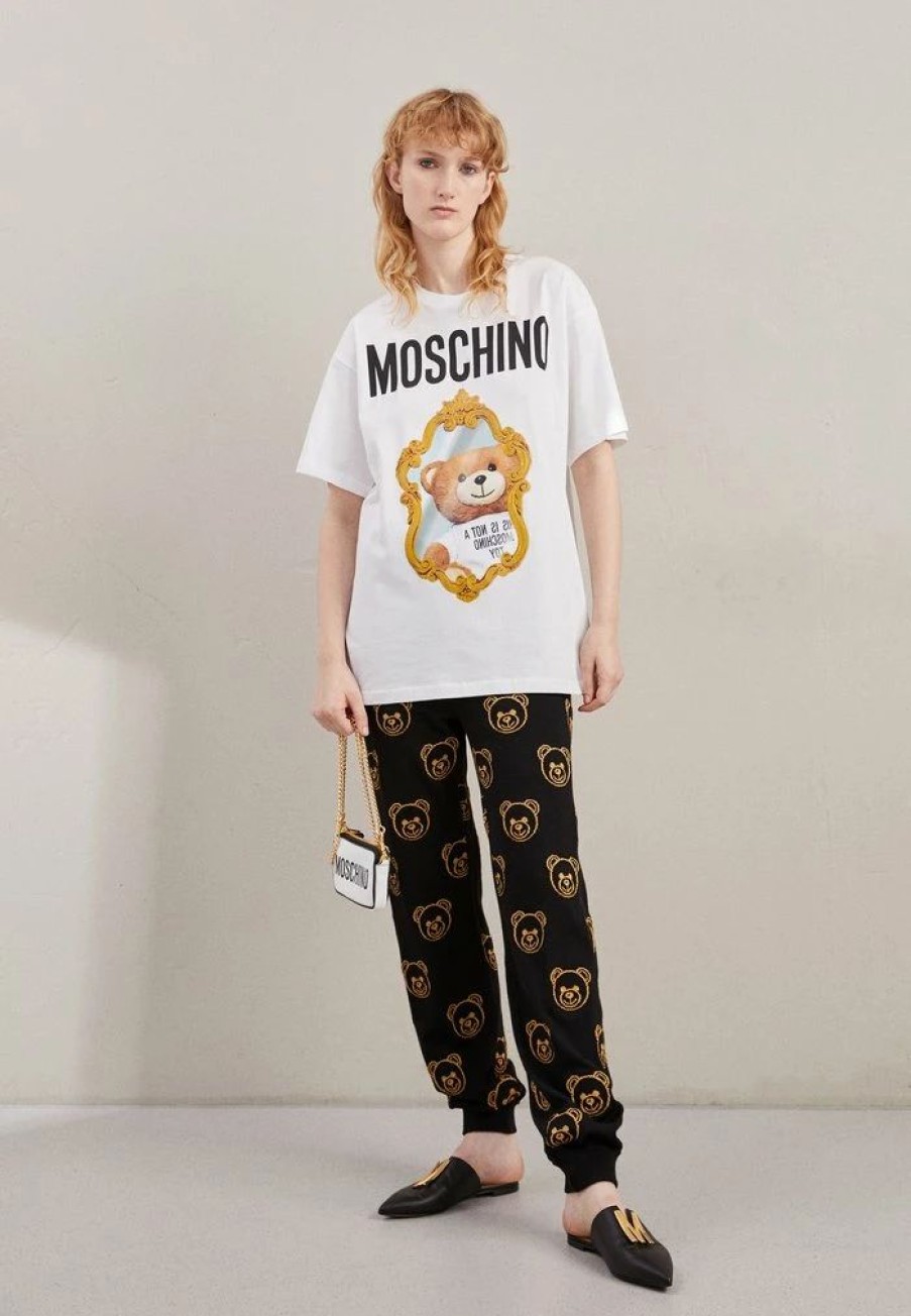 * | Moschino Print T-Shirt White