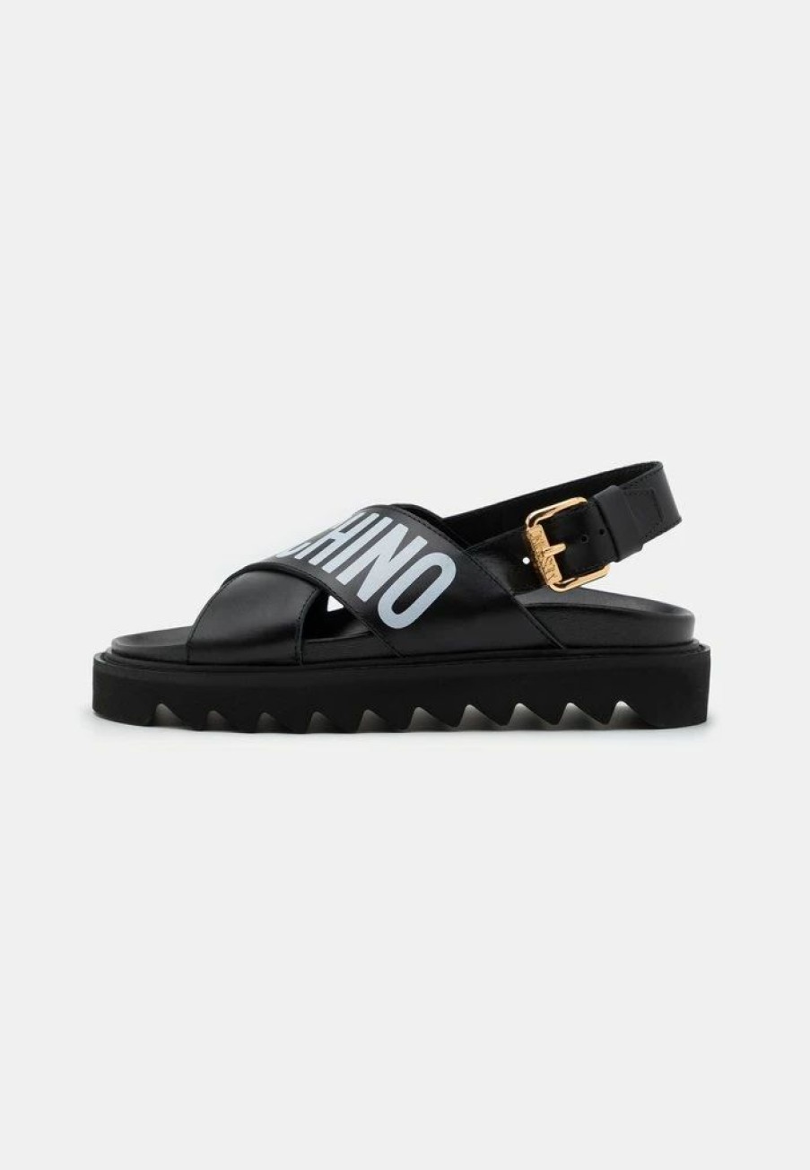 * | Moschino Platform Sandals Nero