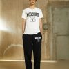 * | Moschino Double Smile Tracksuit Bottoms Fantasy Black