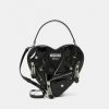 * | Moschino Biker Bag Shoulder Bag Handbag Fantasy Black