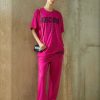 * | Moschino Double Smile Tracksuit Bottoms Fantasy Violet