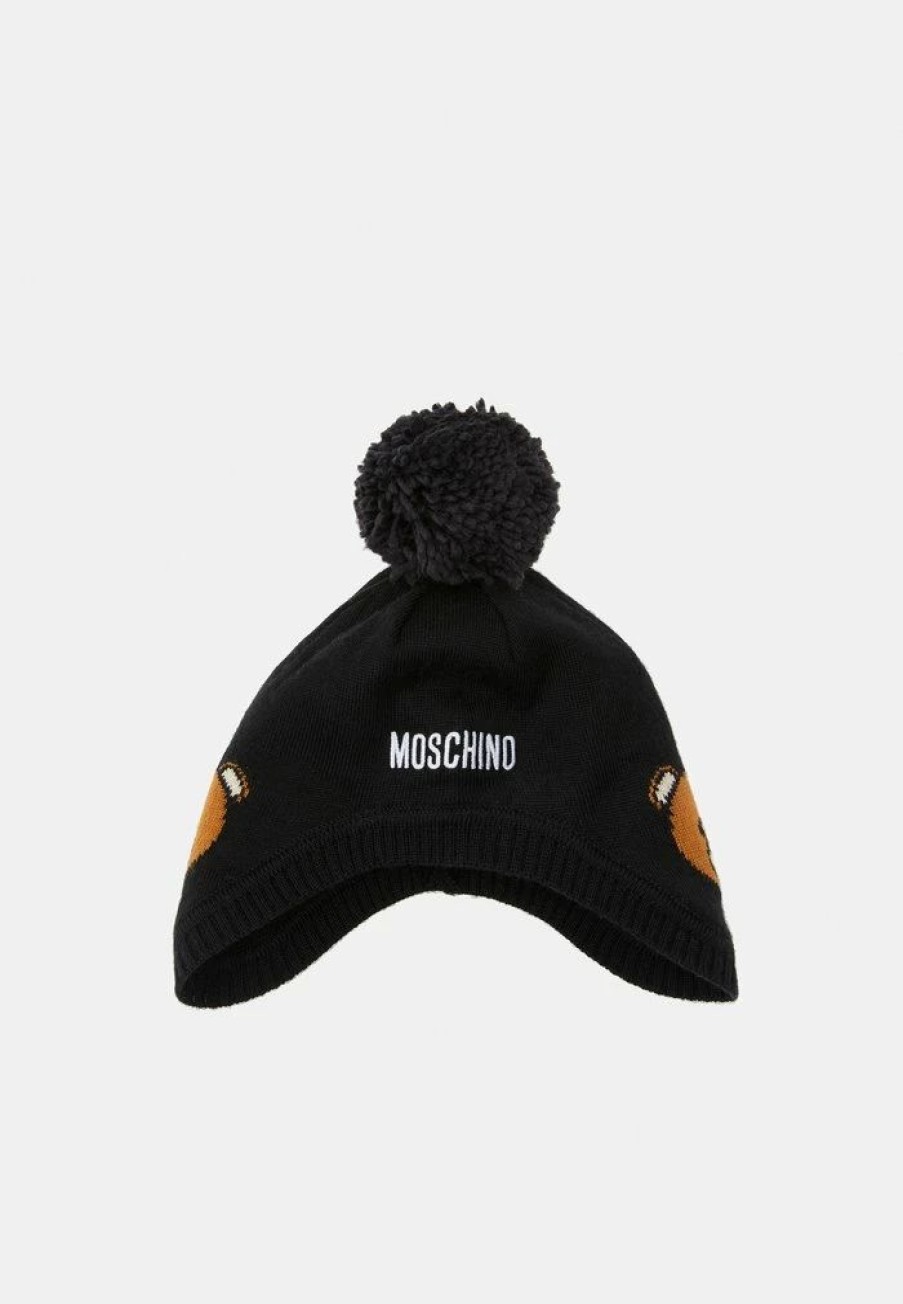 * | Moschino Baby Hat Unisex Beanie Black