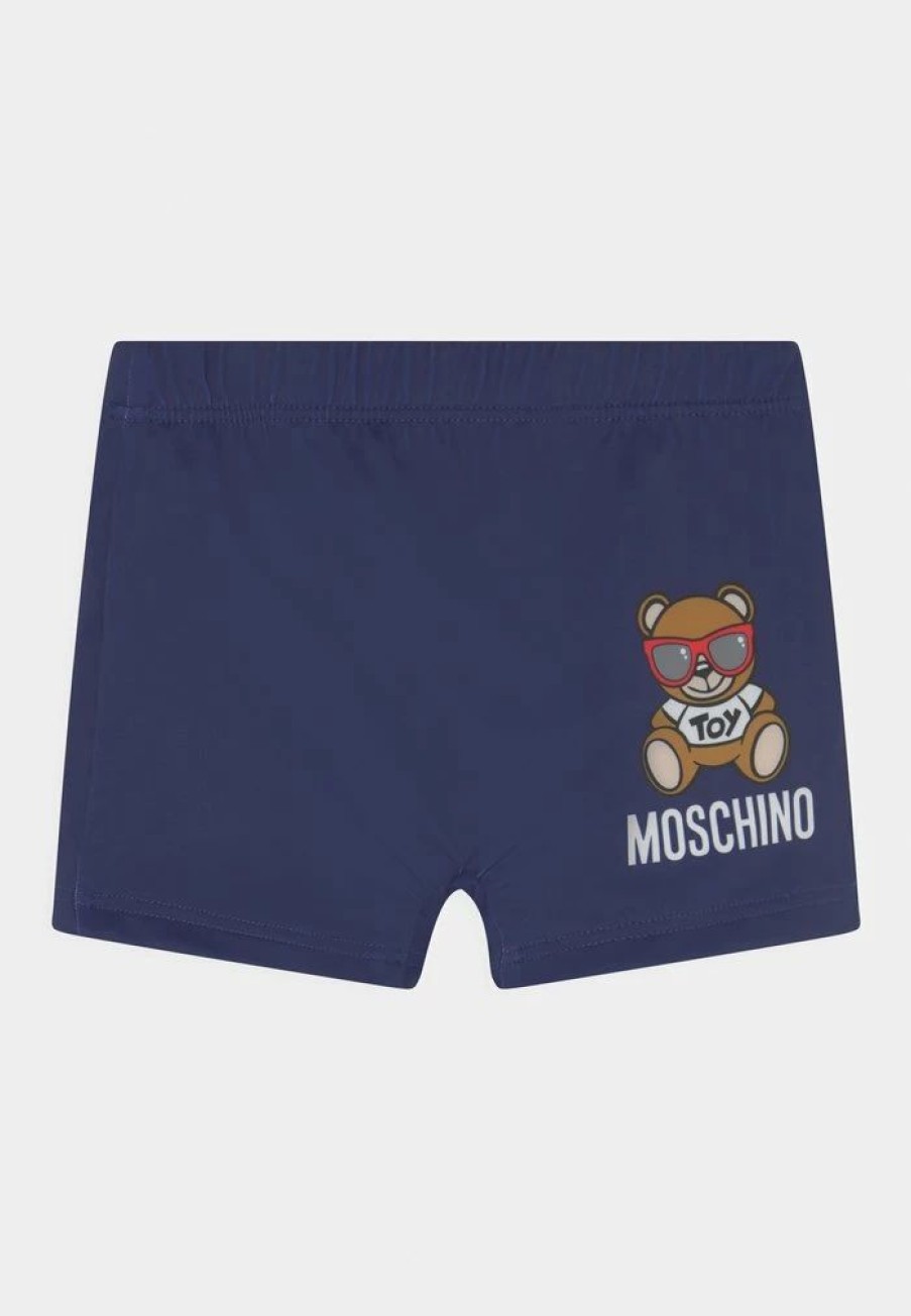 * | Moschino Swim With Gift Box Swimming Trunks Navy Blue