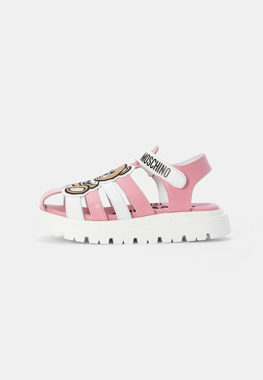 * | Moschino Sandals Pink/White