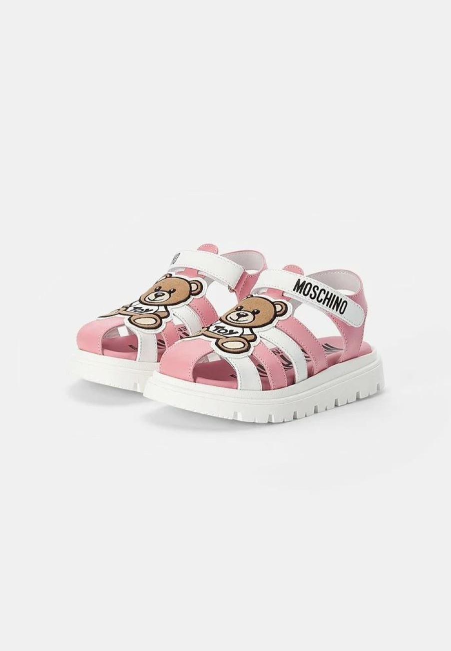 * | Moschino Sandals Pink/White