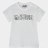 * | Moschino Unisex Print T-Shirt Optical White