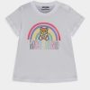 * | Moschino Addition Unisex Print T-Shirt Optical White