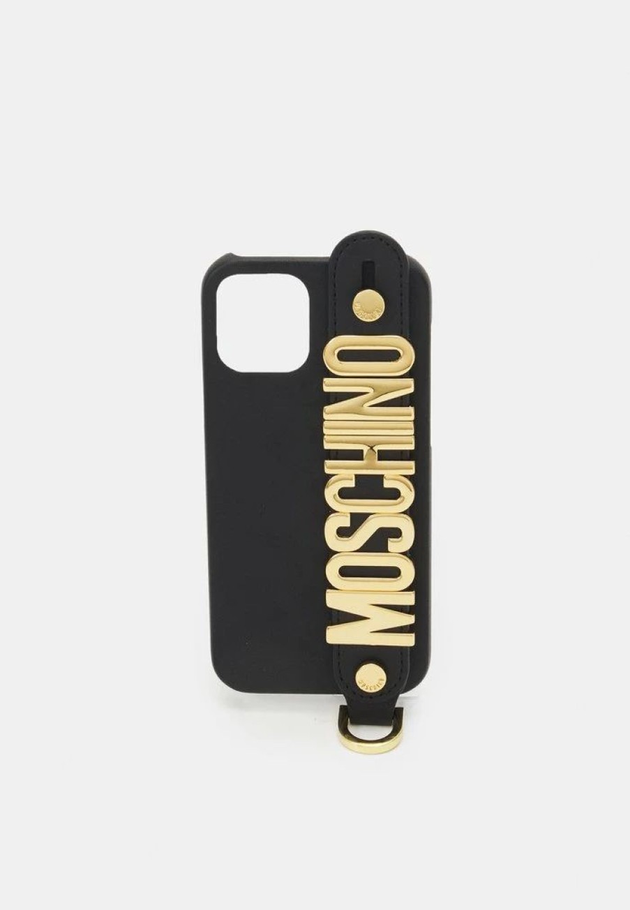 * | Moschino I Phone 12/12 Pro Unisex Phone Case Fantasy Black